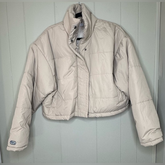 The Fifth Label Remake Crop Puffer Jacket Womans Size Size 8 - Picture 2 of 12